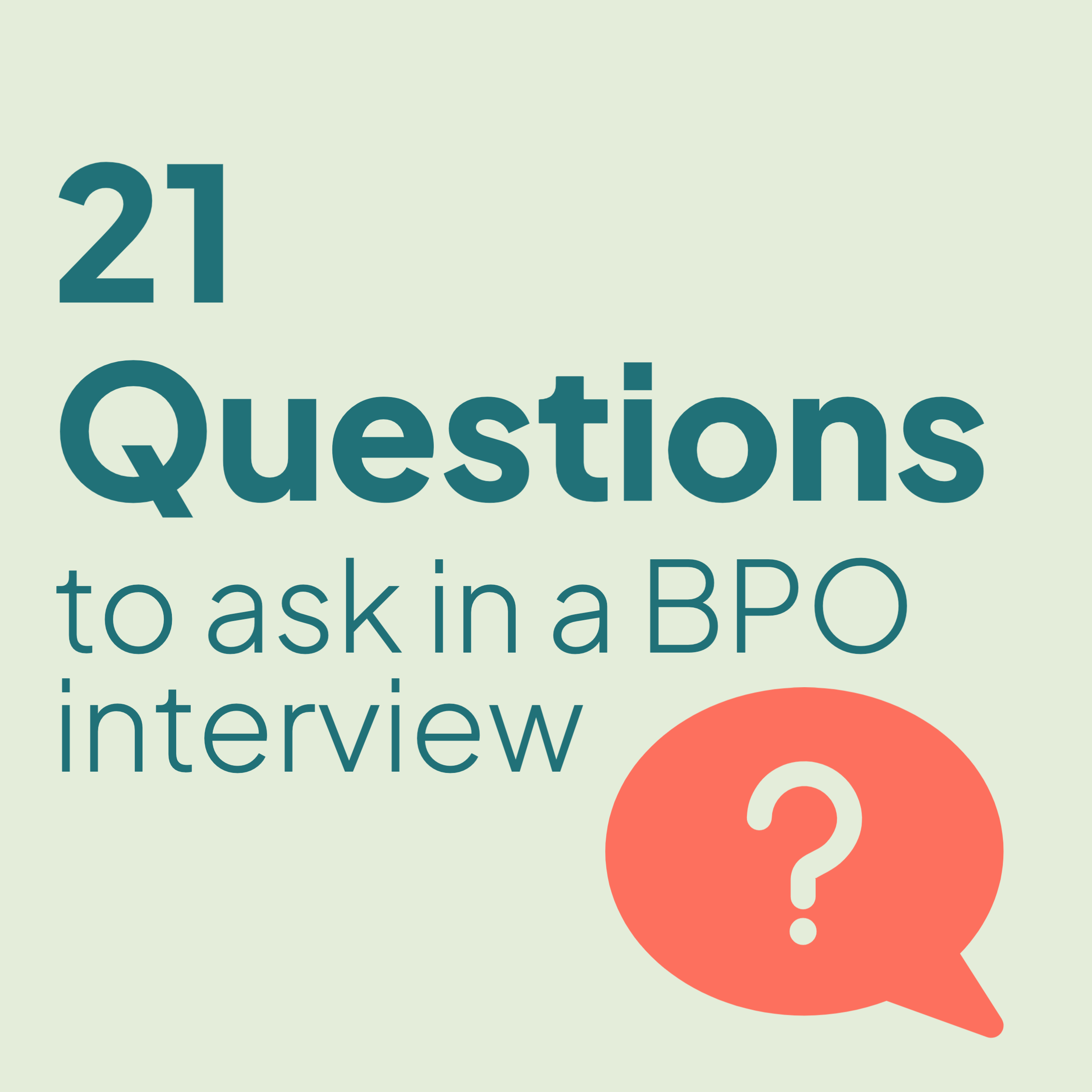 21 Top Questions To Ask In A Bpo Interview 